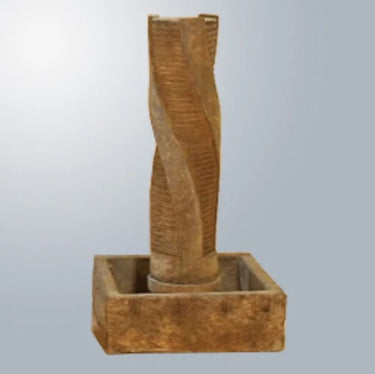 Giannini Garden Twist Texture Fountain With No Ball